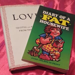 Diary of a Fat Housewife by Shirley Cook - Green and Pink Cover